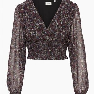 Wilfred aritzia wistful blouse
